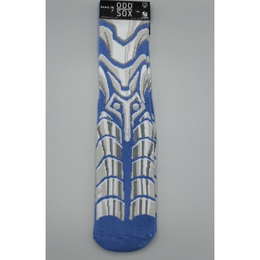 Odd Sox Halo Legendary Loot‎ Crate Armor Socks fits sizes 6-13 Blue Gray White